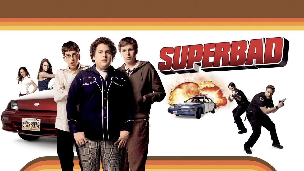Superbad — backdrops with title 2