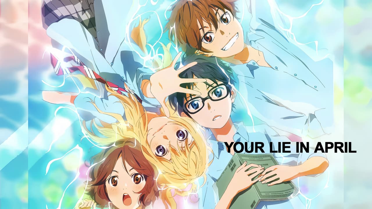 Your Lie in April — backdrops with title 2