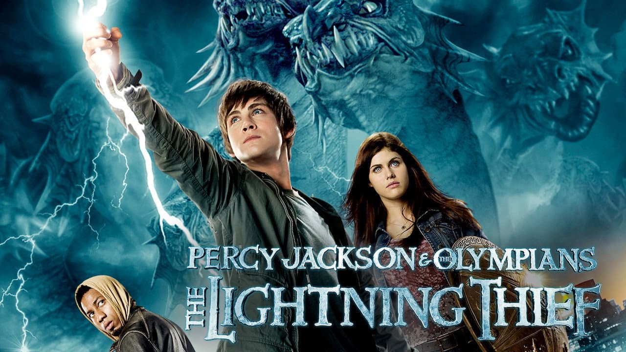 Percy Jackson & the Olympians: The Lightning Thief — backdrops with title 4