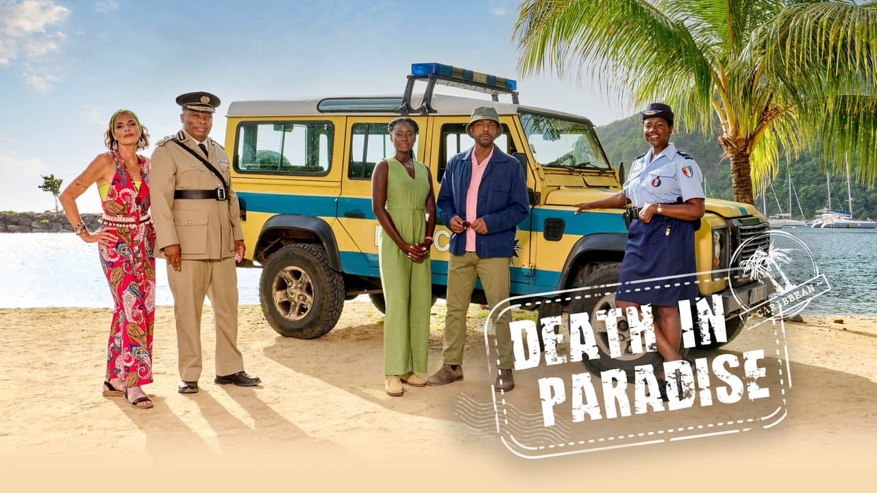 Death in Paradise — backdrops with title 1