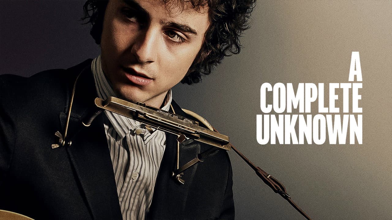 A Complete Unknown — backdrops with title 4