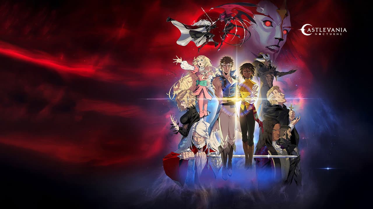 Castlevania: Nocturne — backdrops with title 4