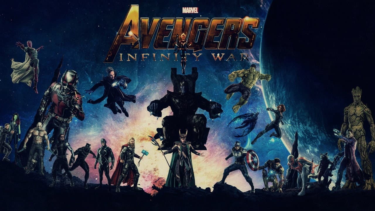 Avengers: Infinity War — backdrops with title 2