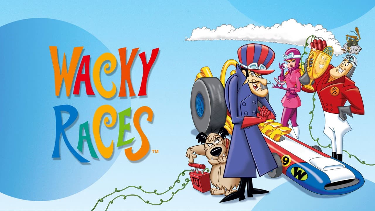 Wacky Races — backdrops with title 2