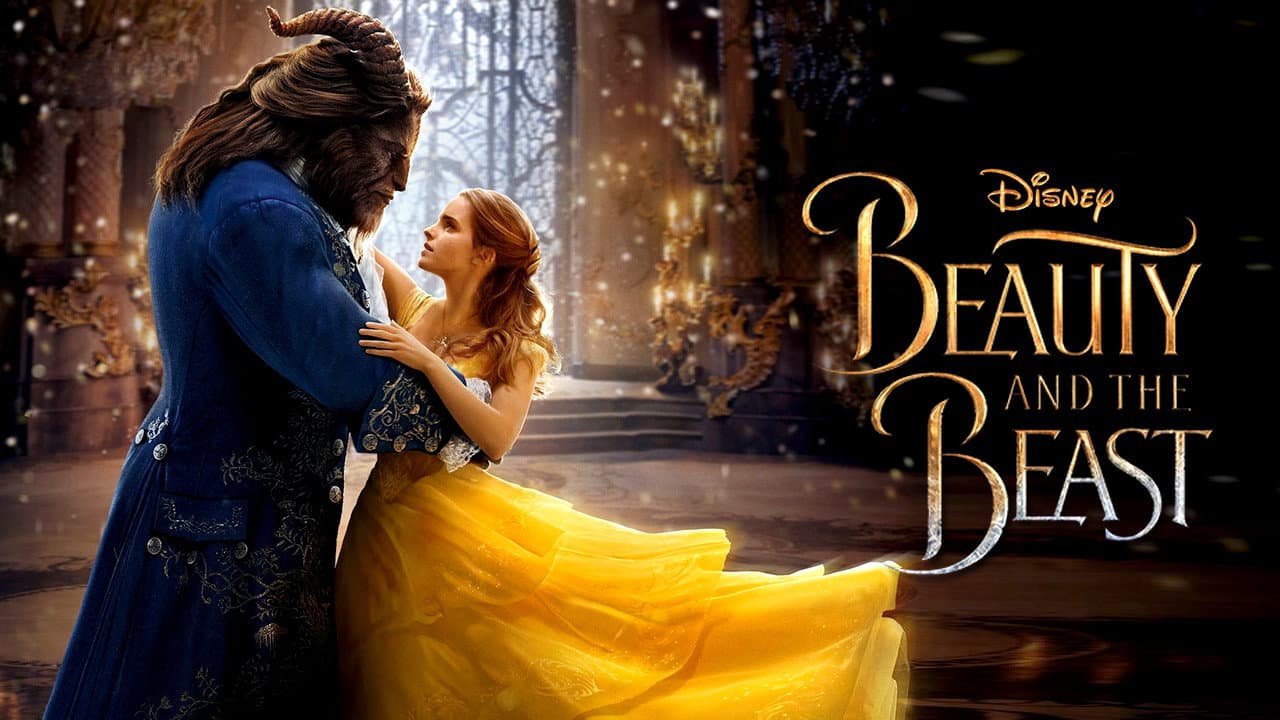 Beauty and the Beast — backdrops with title 4