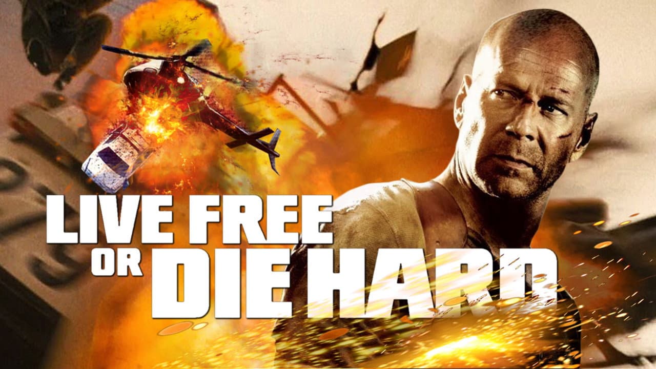 Live Free or Die Hard — backdrops with title 2