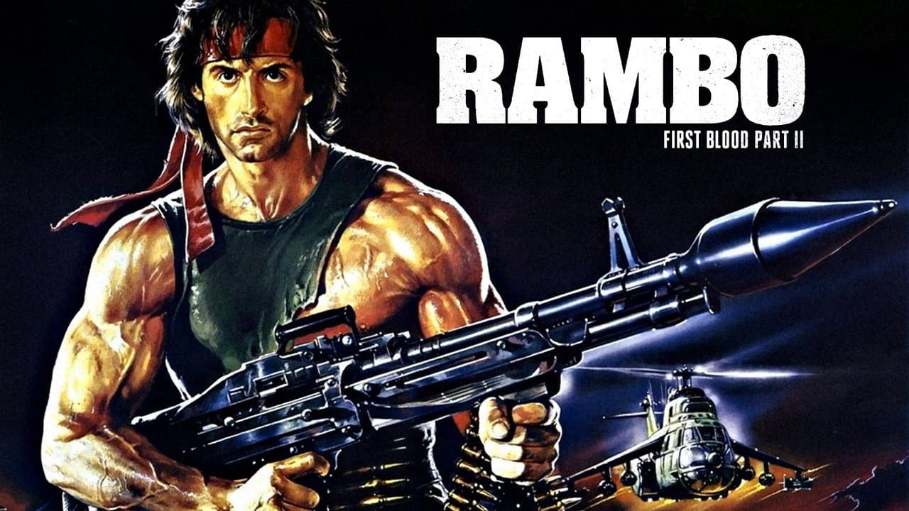 Rambo: First Blood Part II — backdrops with title 5