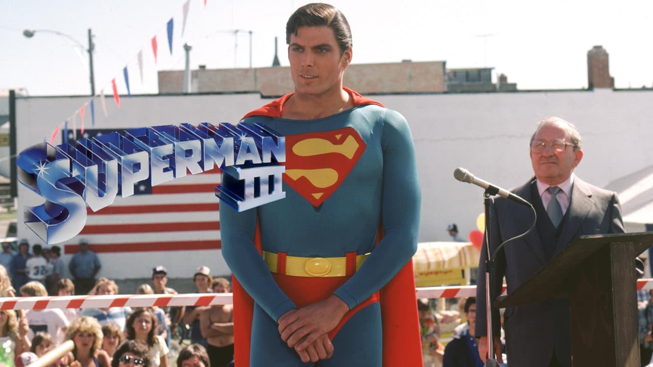 Superman III — backdrops with title 4