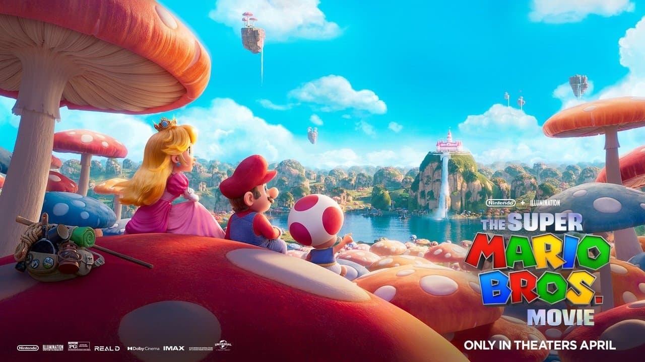 The Super Mario Bros. Movie — backdrops with title 4