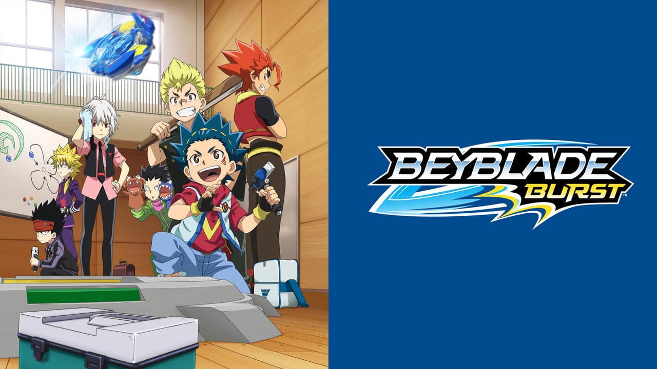 Beyblade Burst — backdrops with title 1