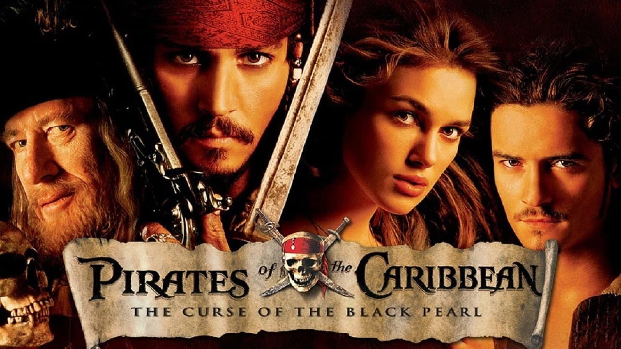Pirates of the Caribbean: The Curse of the Black Pearl — backdrops with title 3