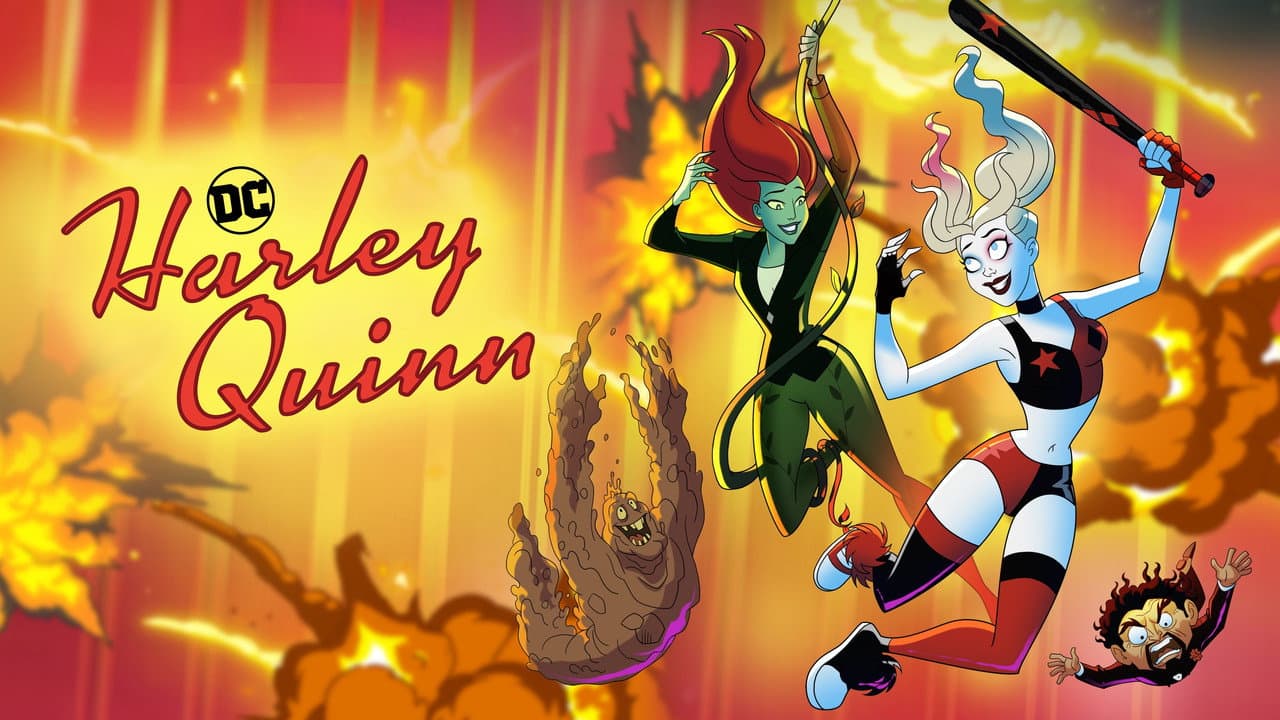 Harley Quinn — backdrops with title 8