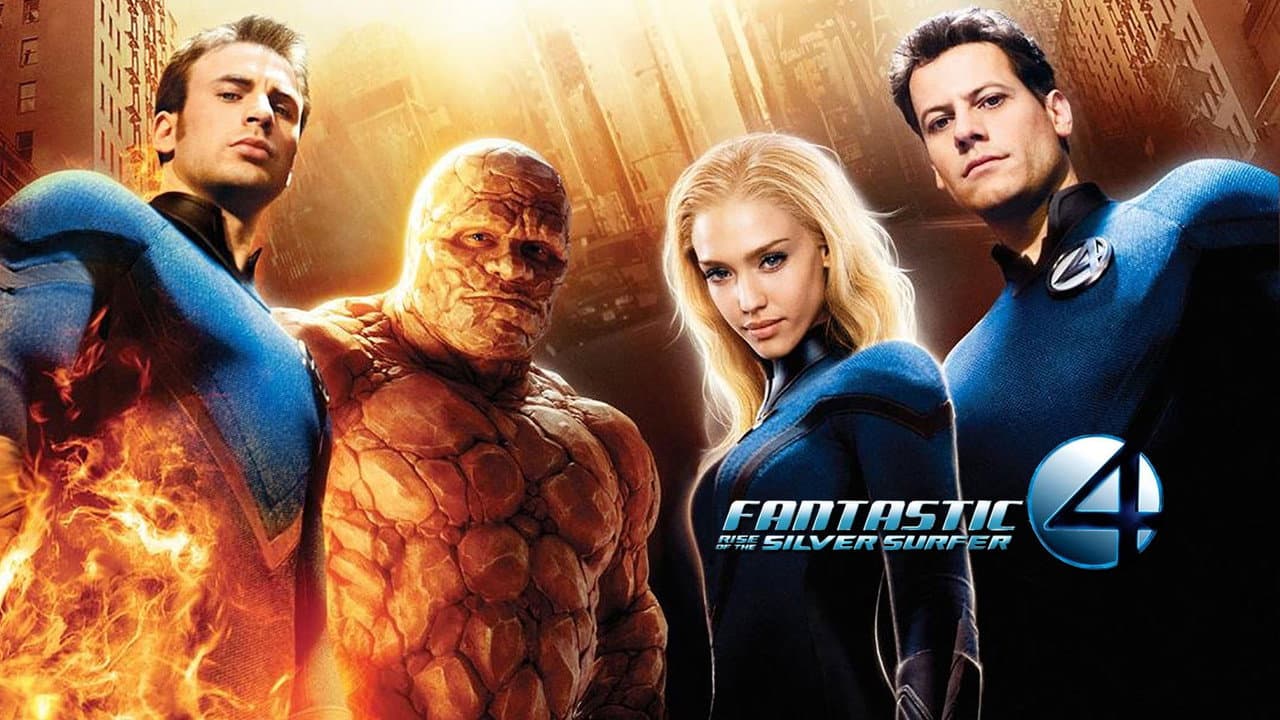 Fantastic Four: Rise of the Silver Surfer — backdrops with title 5