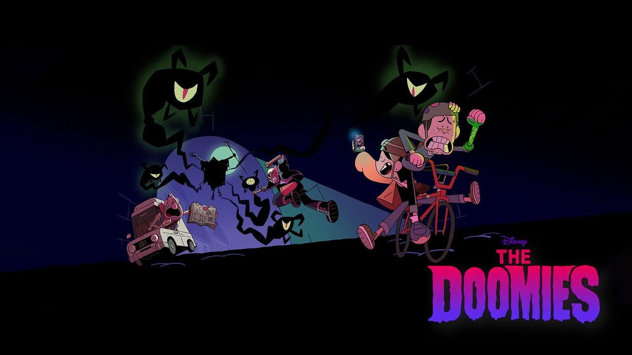 The Doomies — backdrops with title 1