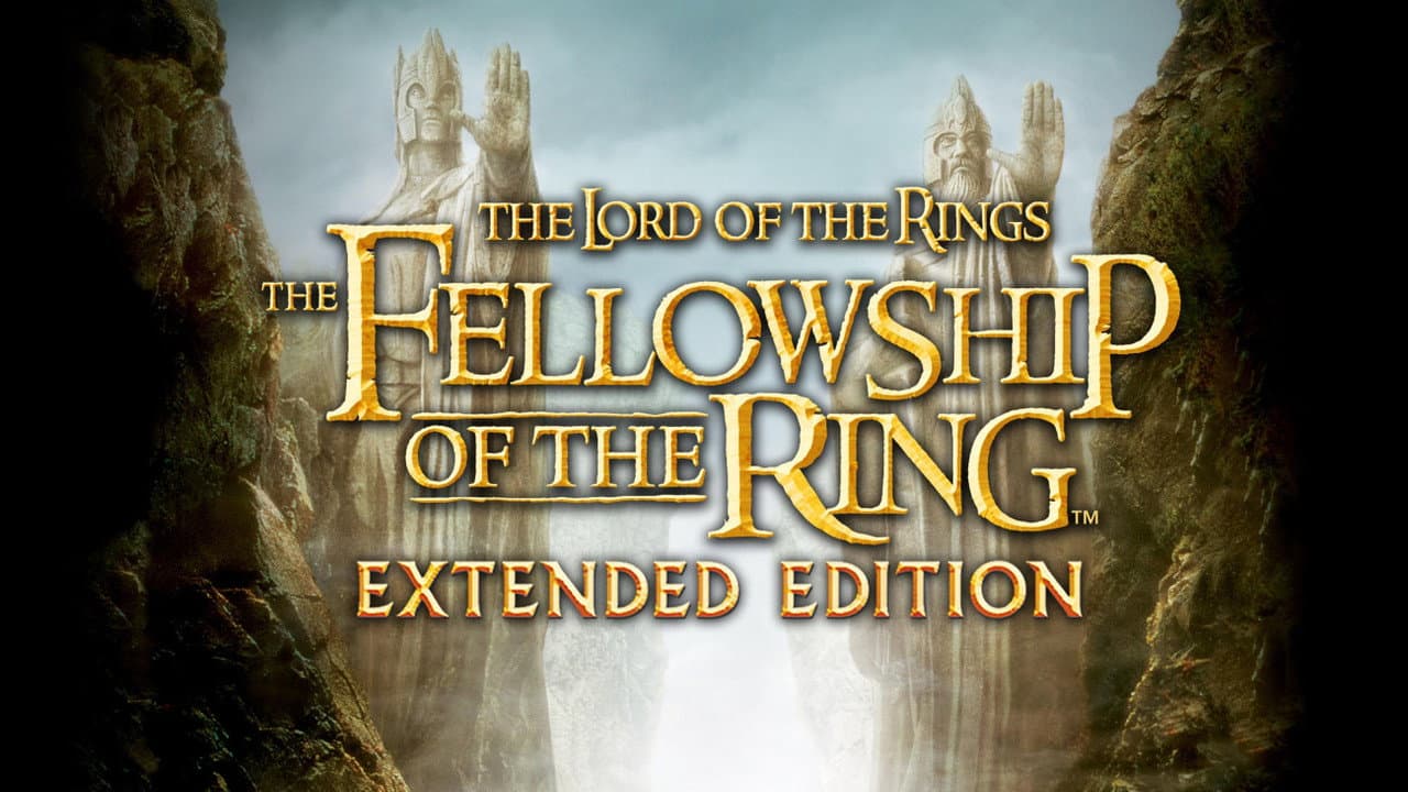 The Lord of the Rings: The Fellowship of the Ring — backdrops with title 7