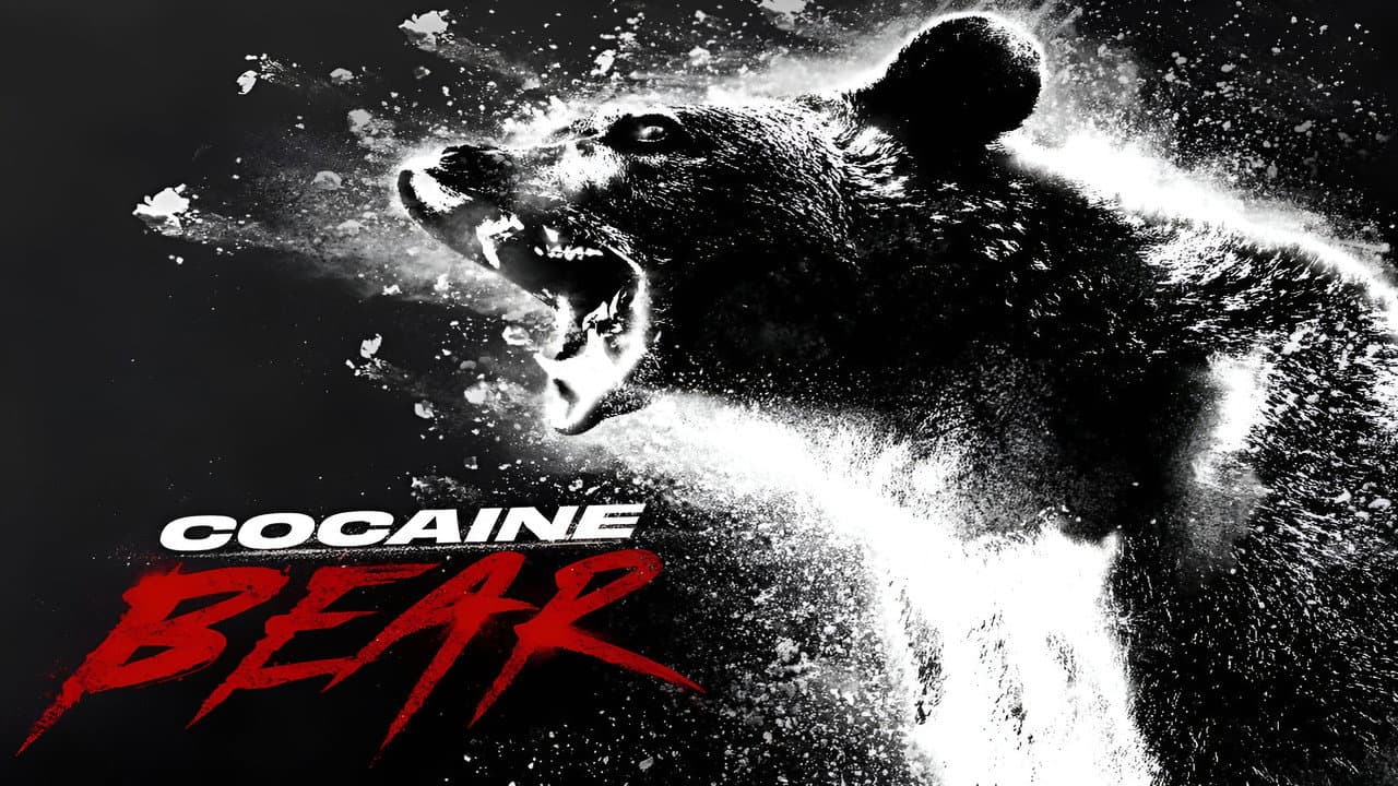 Cocaine Bear — backdrops with title 3