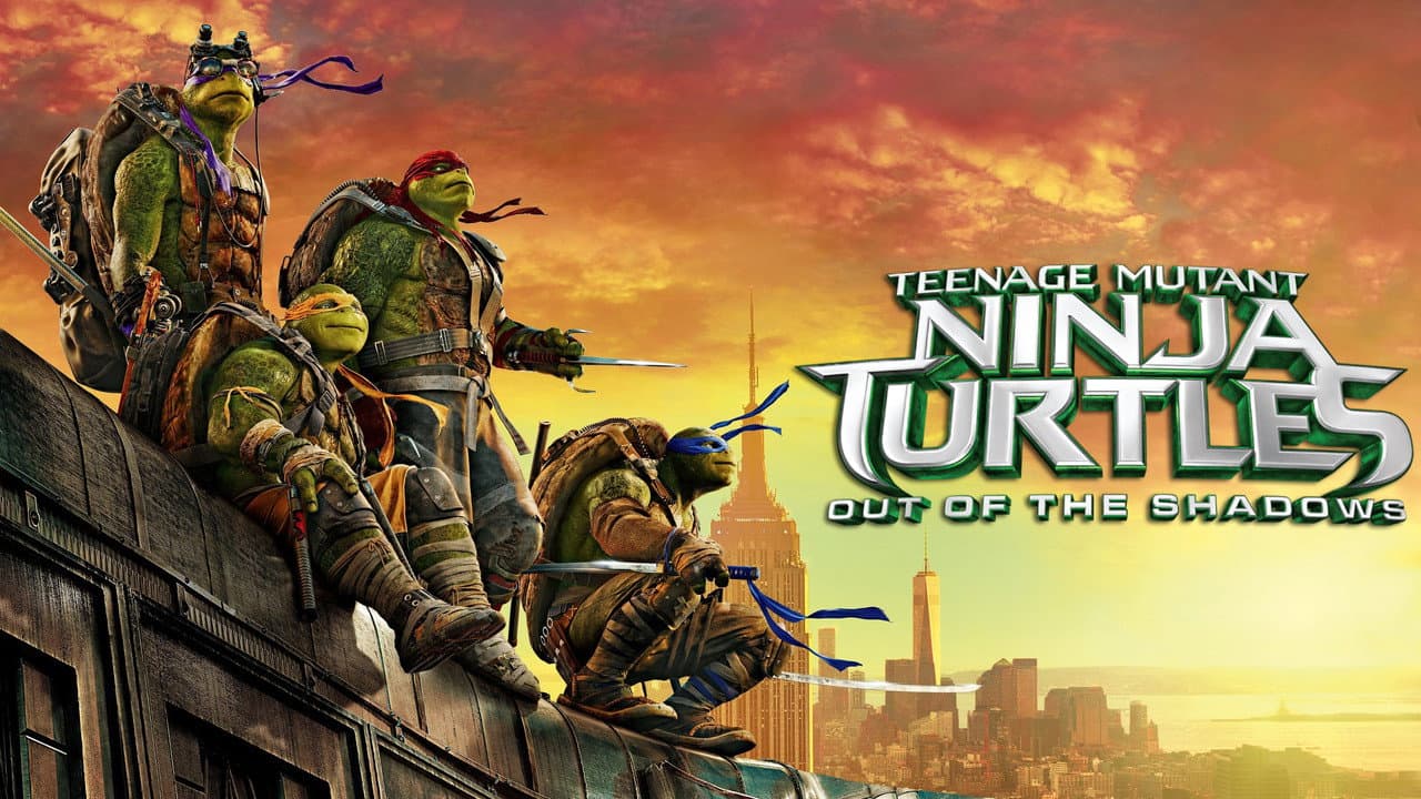Teenage Mutant Ninja Turtles: Out of the Shadows — backdrops with title 8