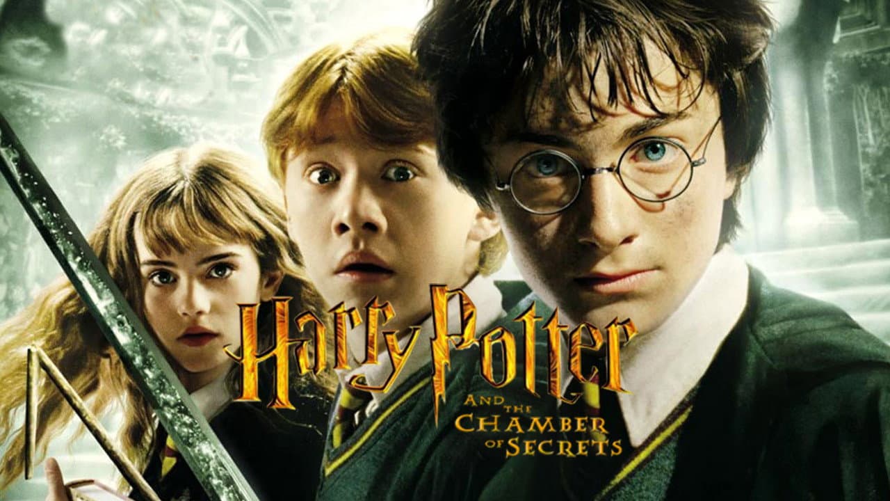 Harry Potter and the Chamber of Secrets — backdrops with title 8
