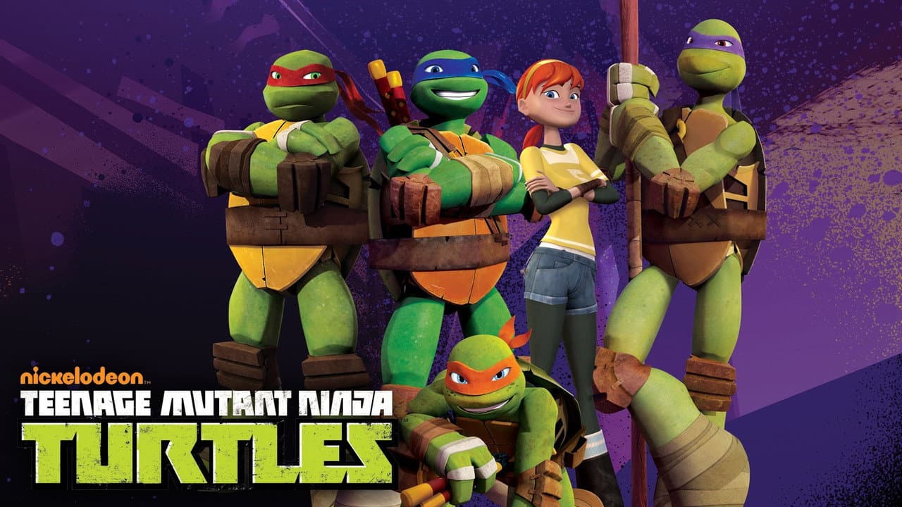 Teenage Mutant Ninja Turtles — backdrops with title 3