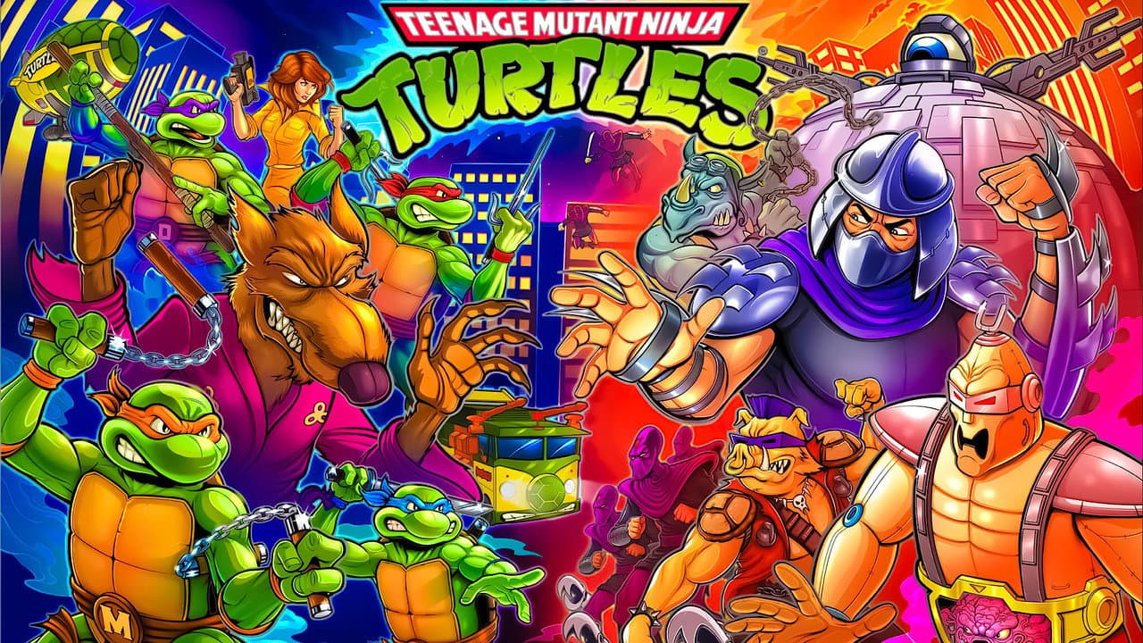 Teenage Mutant Ninja Turtles — backdrops with title 2
