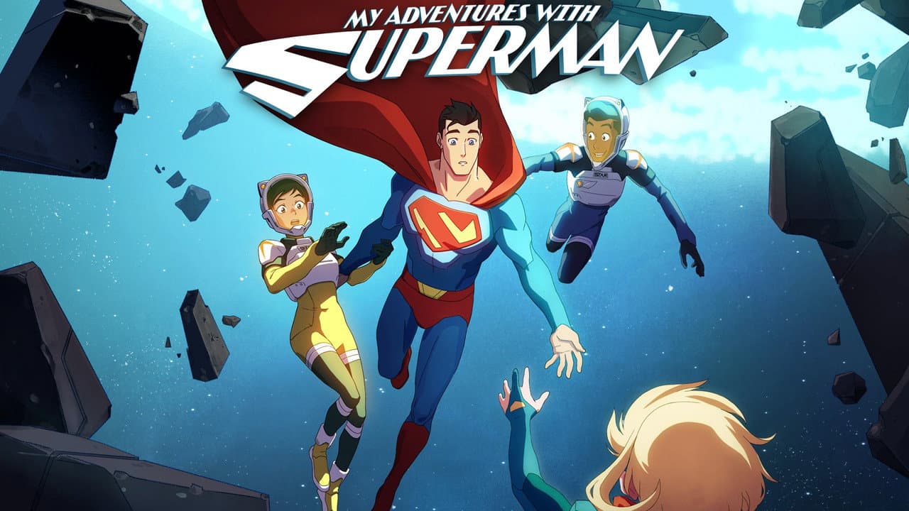 My Adventures with Superman — backdrops with title 6