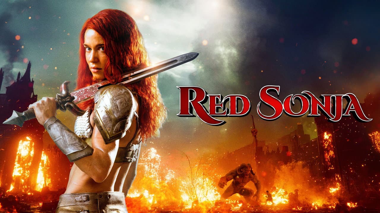 Red Sonja — backdrops with title 5
