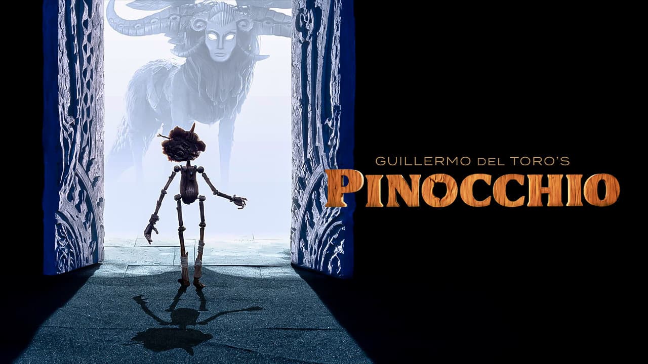 Guillermo del Toro's Pinocchio — backdrops with title 5