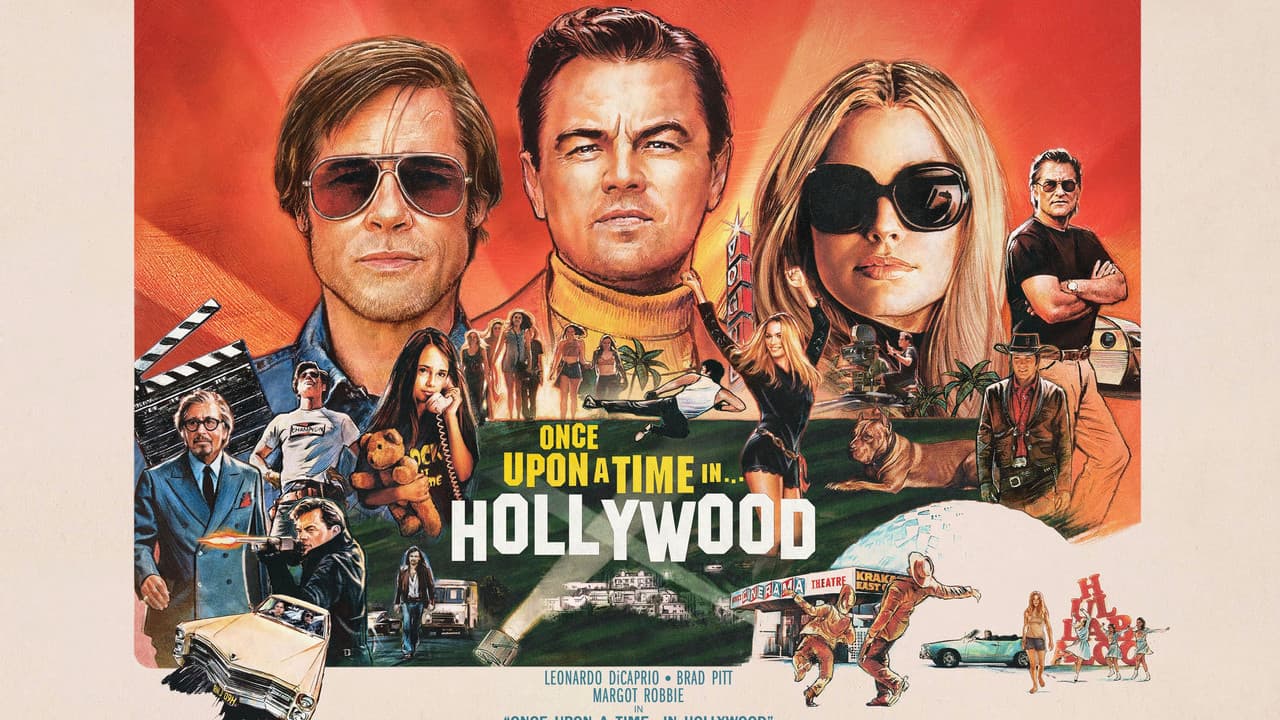 Once Upon a Time... in Hollywood — backdrops with title 4