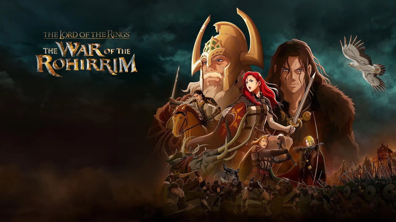 The Lord of the Rings: The War of the Rohirrim — backdrops with title 4
