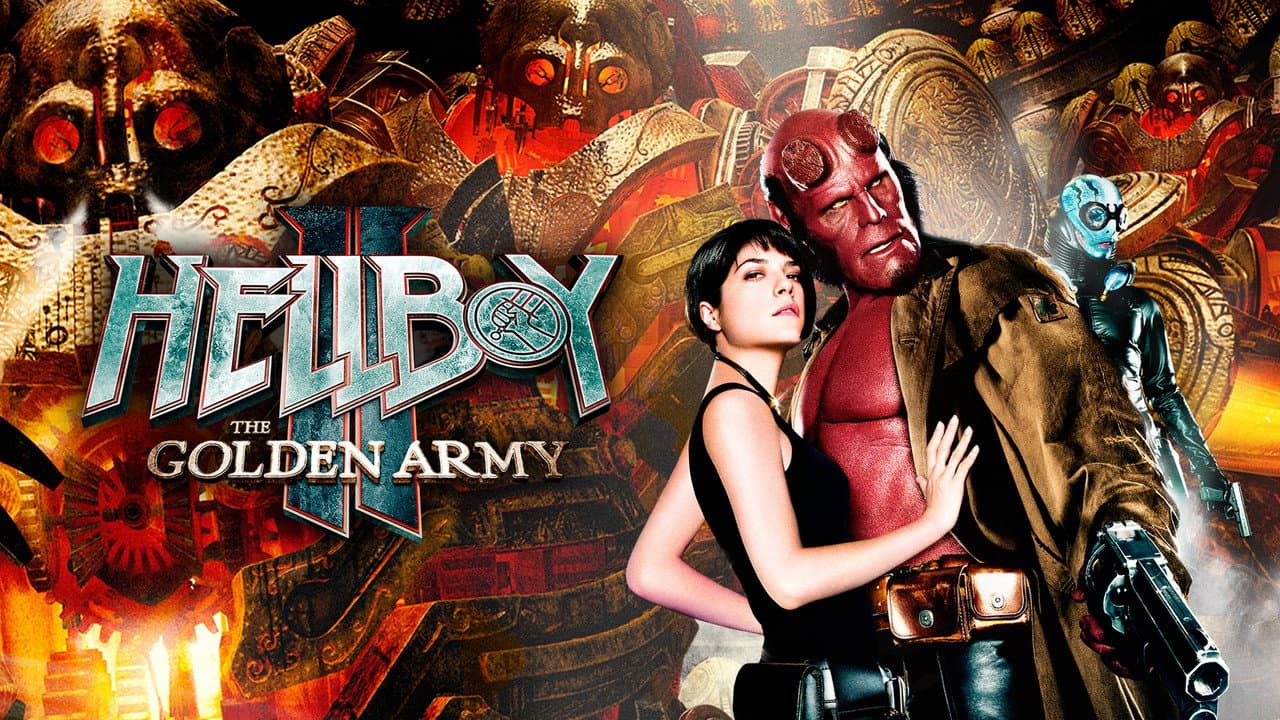 Hellboy II: The Golden Army — backdrops with title 2