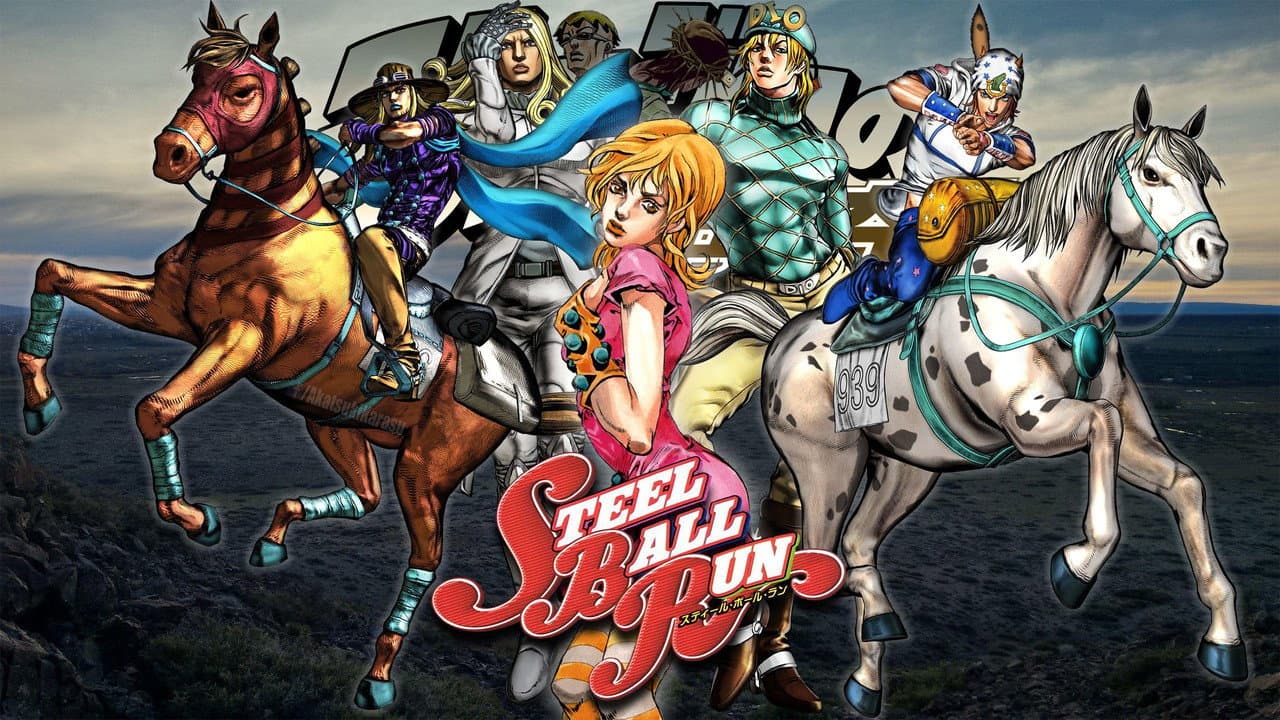 JoJo's Bizarre Adventure — backdrops with title 6
