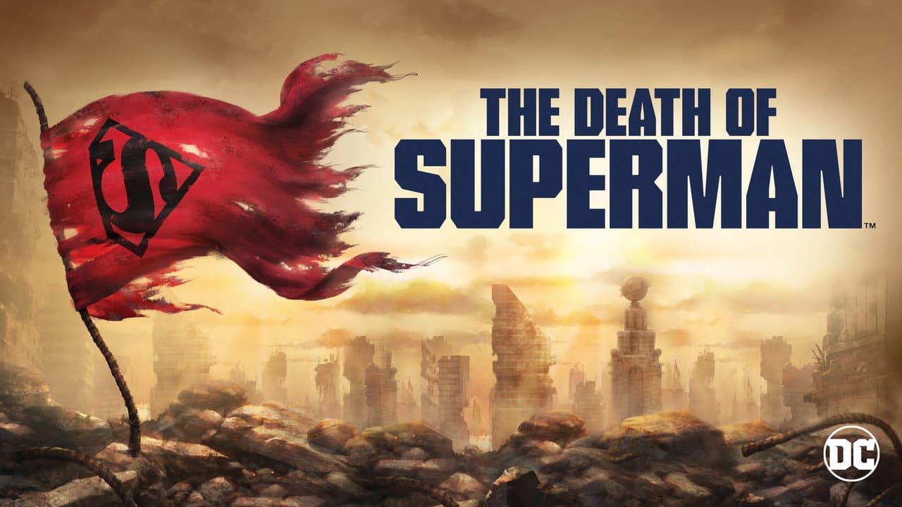 The Death of Superman — backdrops with title 1