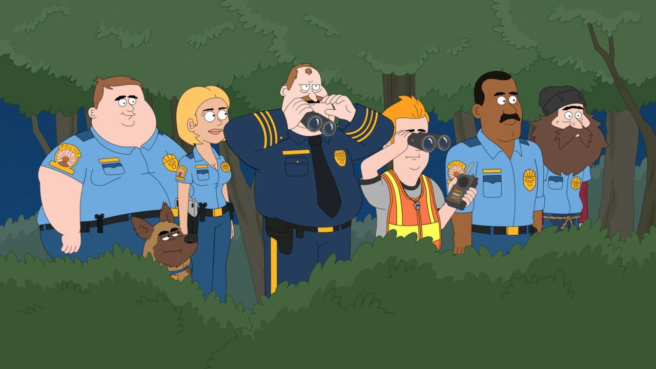 Paradise PD — backdrops 4
