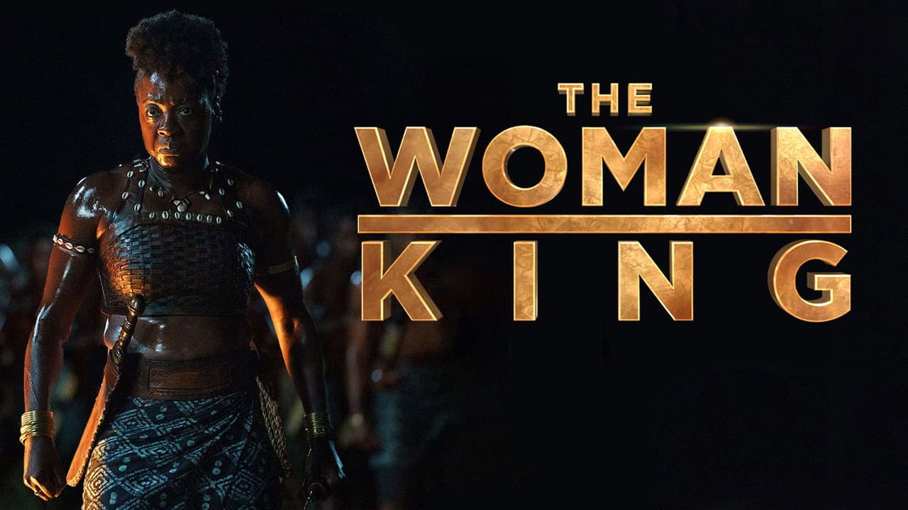 The Woman King — backdrops with title 4