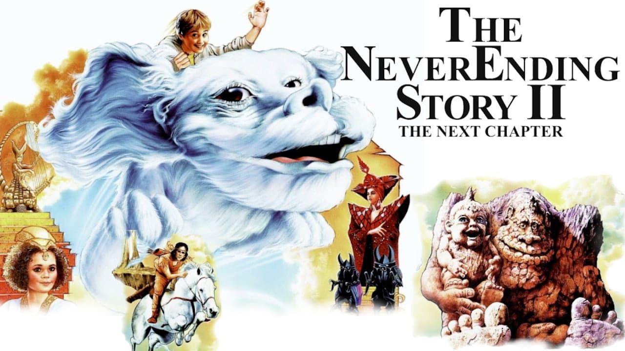 The NeverEnding Story II: The Next Chapter — backdrops with title 1