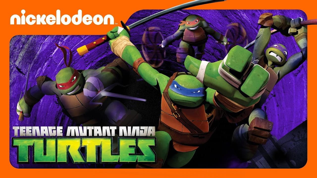 Teenage Mutant Ninja Turtles — backdrops with title 1