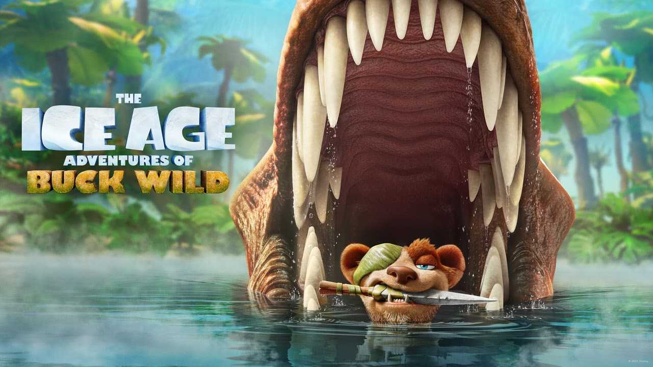 The Ice Age Adventures of Buck Wild — backdrops with title 3