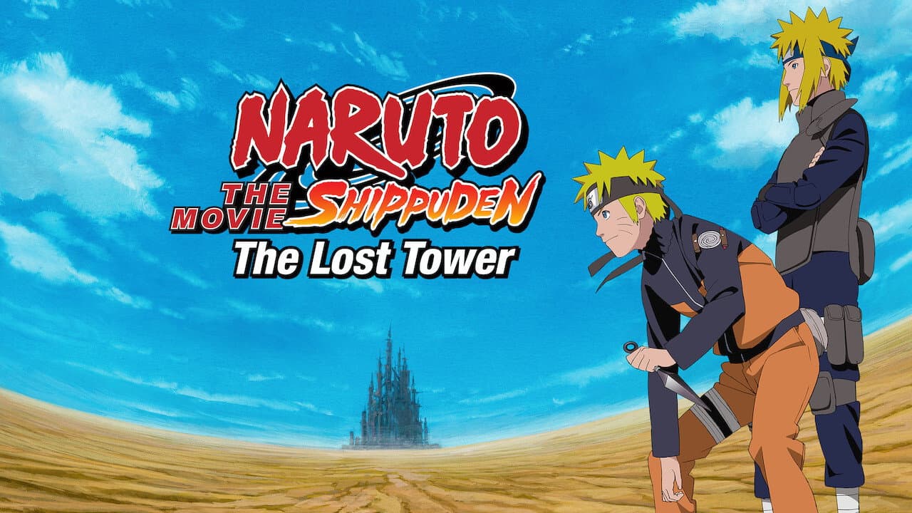 Naruto Shippuden the Movie: The Lost Tower — backdrops with title 2