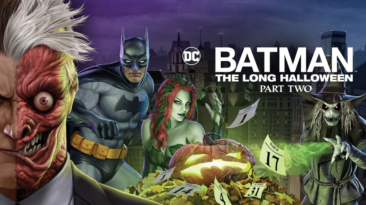 Batman: The Long Halloween, Part Two — backdrops with title 1