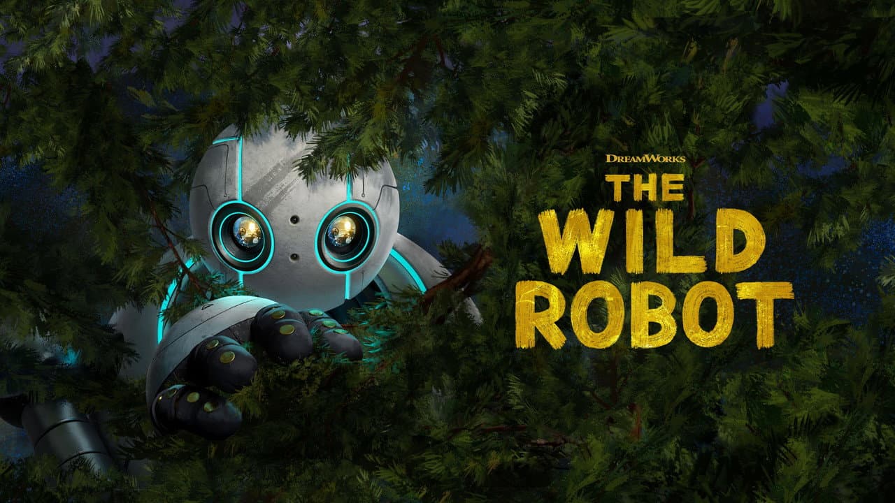 The Wild Robot — backdrops with title 8