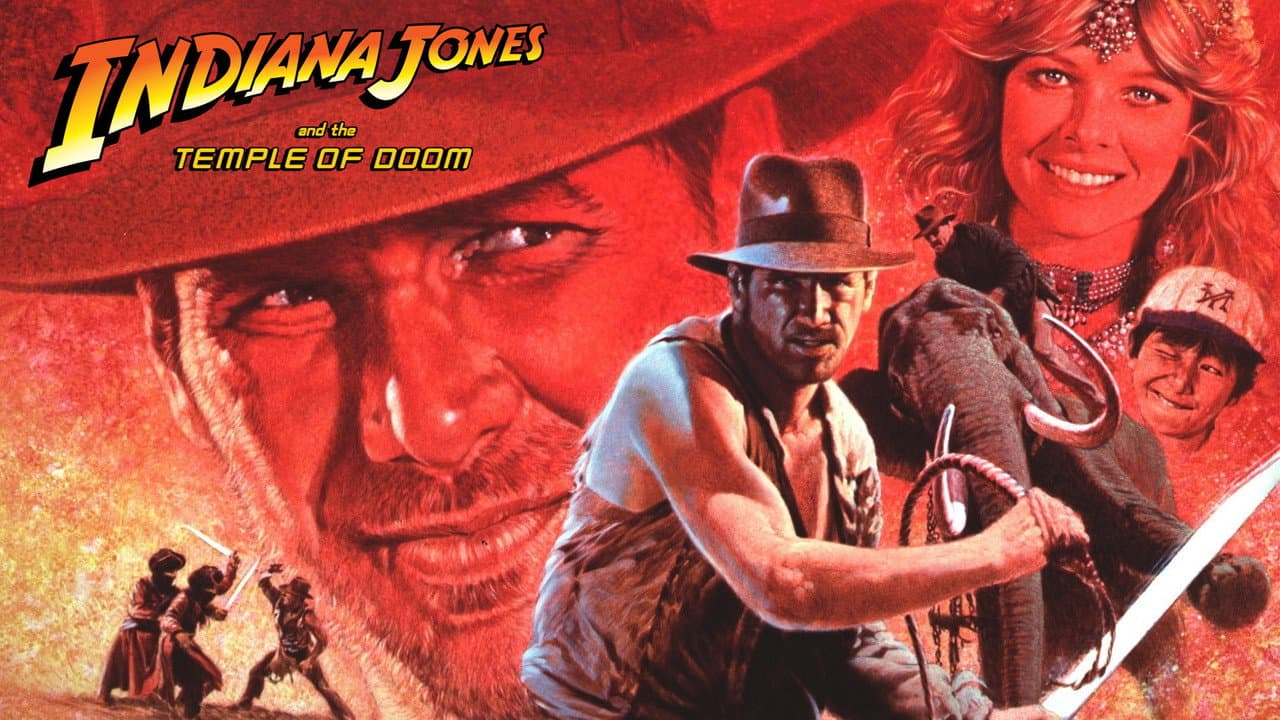 Indiana Jones and the Temple of Doom — backdrops with title 5