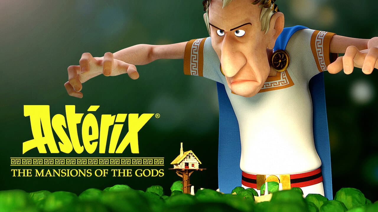 Asterix: The Mansions of the Gods — backdrops with title 3