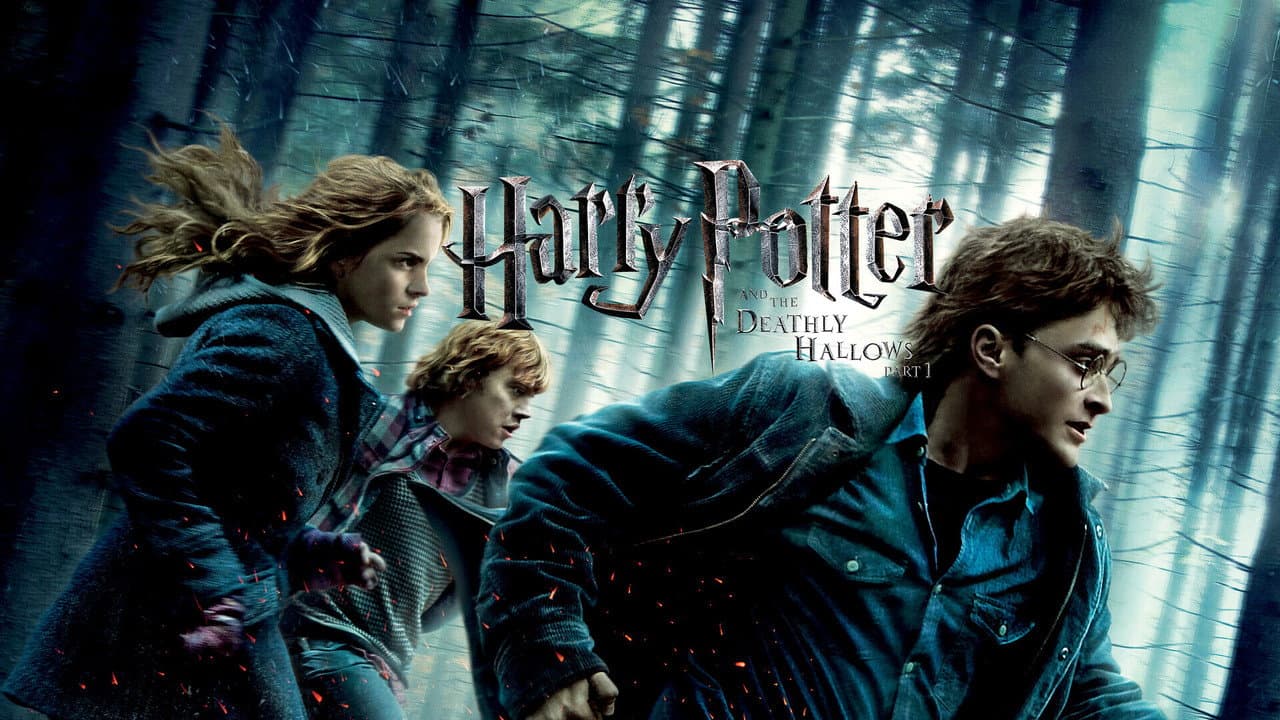Harry Potter and the Deathly Hallows: Part 1 — backdrops with title 7
