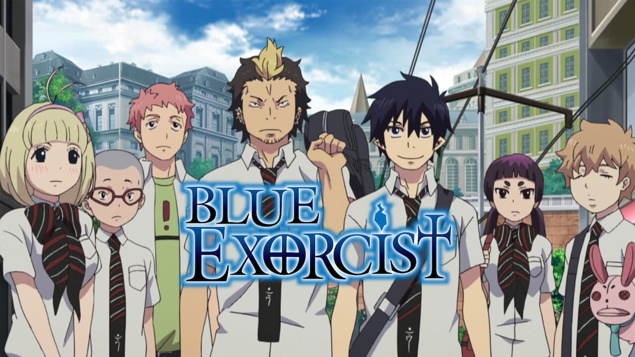 Blue Exorcist — backdrops with title 2