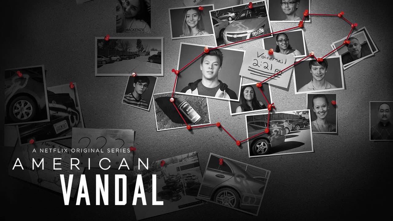 American Vandal — backdrops with title 1