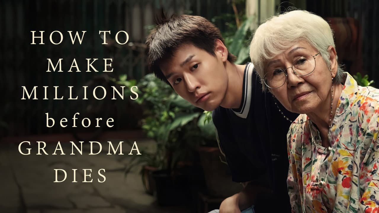 How to Make Millions Before Grandma Dies — backdrops with title 1
