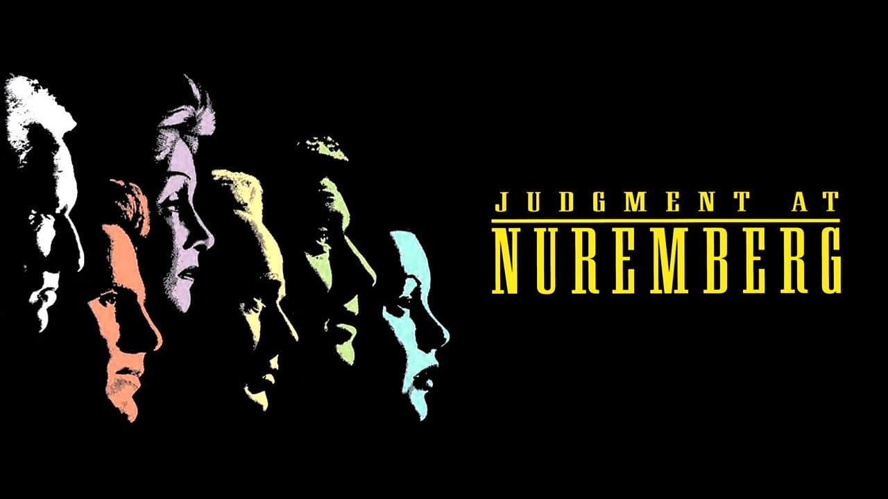 Judgment at Nuremberg — backdrops with title 4