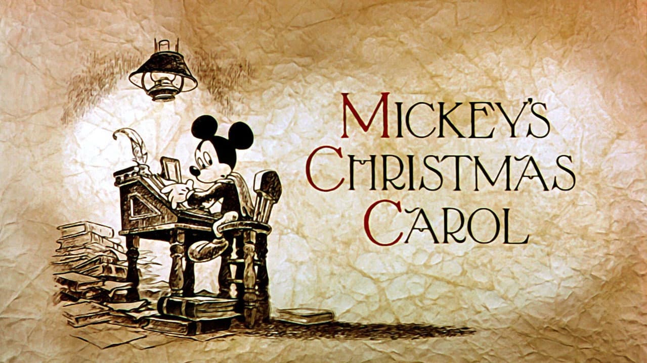 Mickey's Christmas Carol — backdrops with title 2