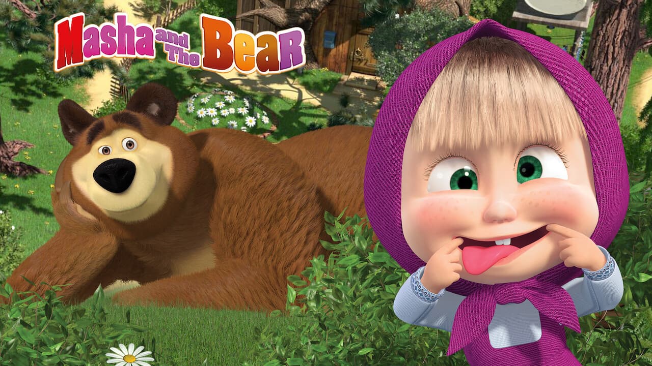 Masha and the Bear — backdrops with title 7