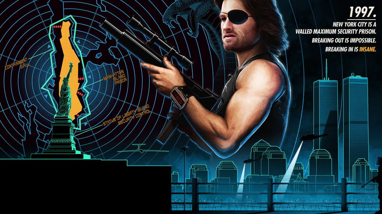 Escape from New York — backdrops with title 2